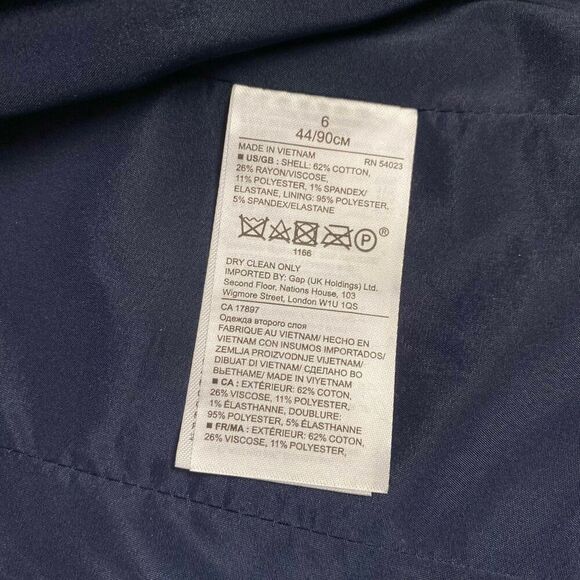 Banana Republic Boucle Textured Open Front Jacket size 6  NEW - Picture 10 of 11